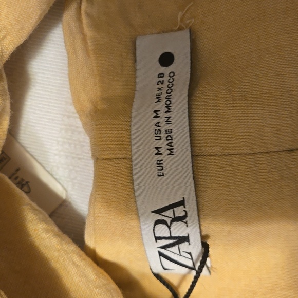 NWT ZARA Nude Ruched Top Brand New Size M - Picture 6 of 9